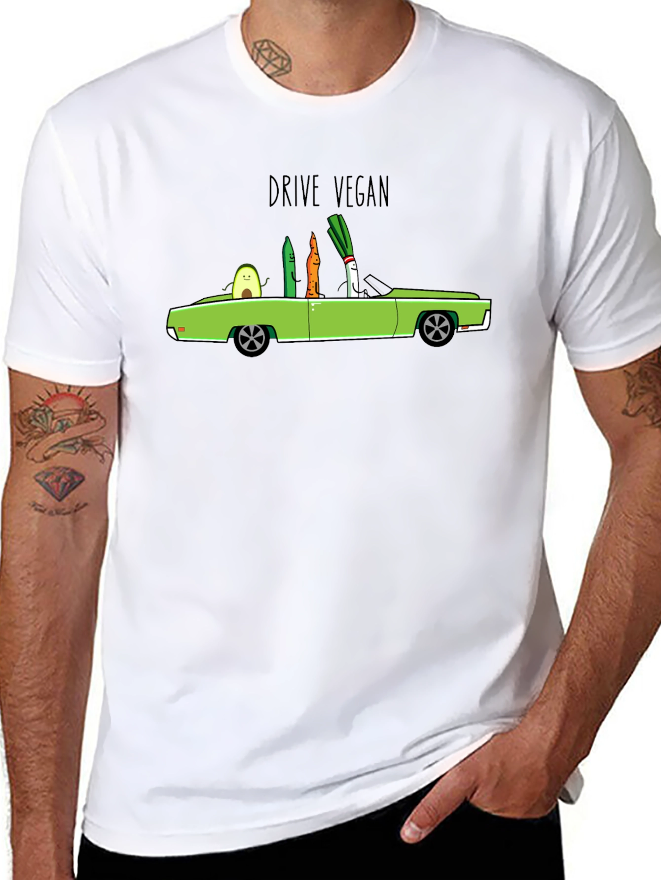 Drive Vegan Black T-Shirt
