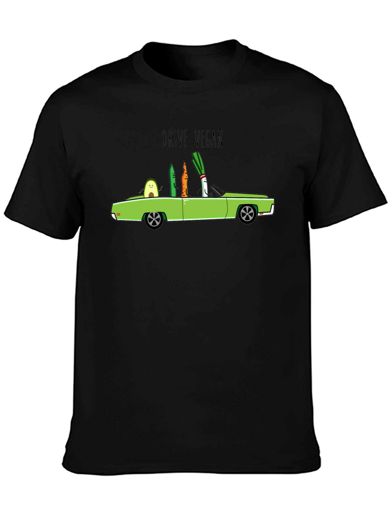 Drive Vegan Black T-Shirt