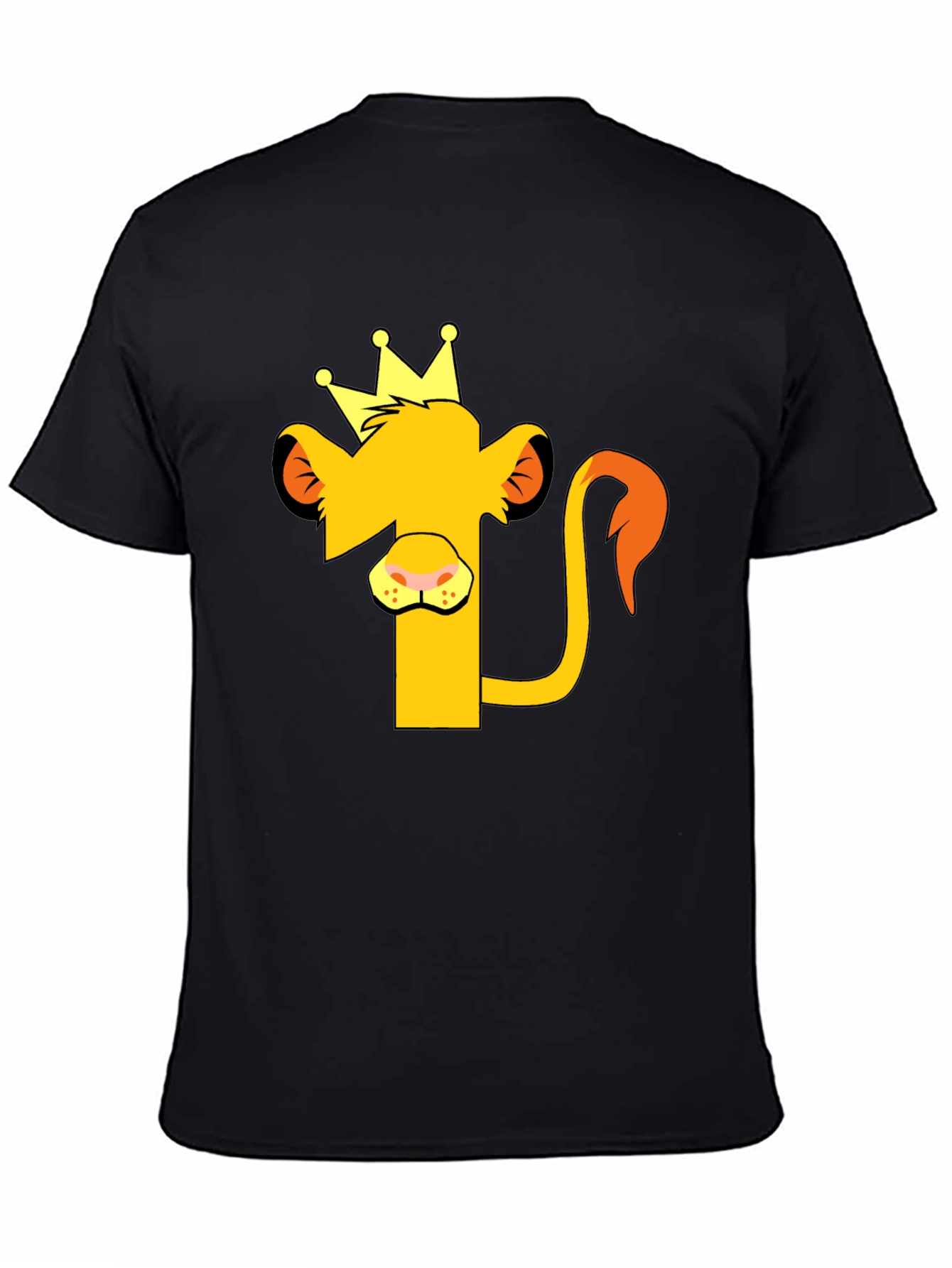 Lion King Graphic Tee - Black Cotton T-Shirt