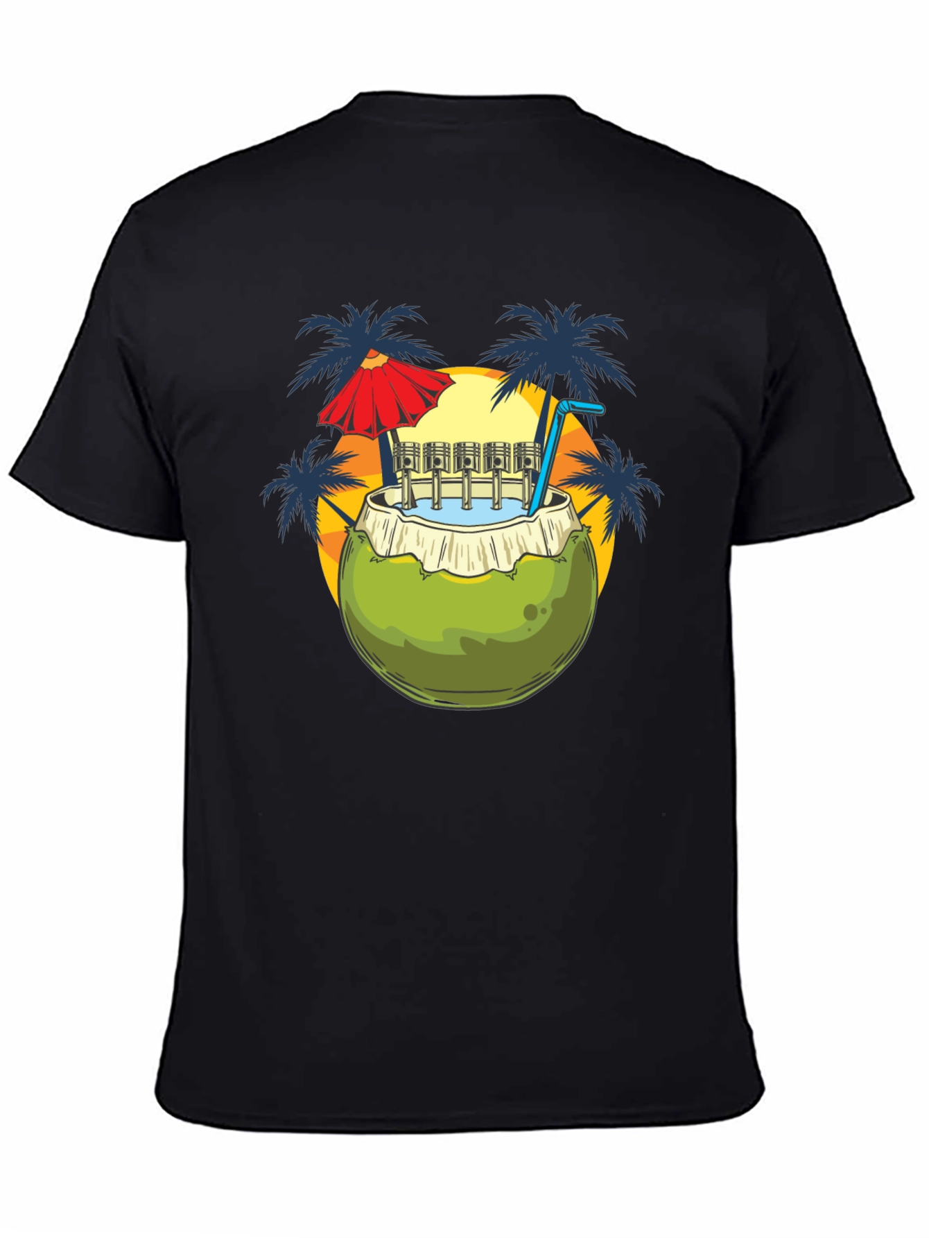 Coconut Drink T-Shirt - Island Style