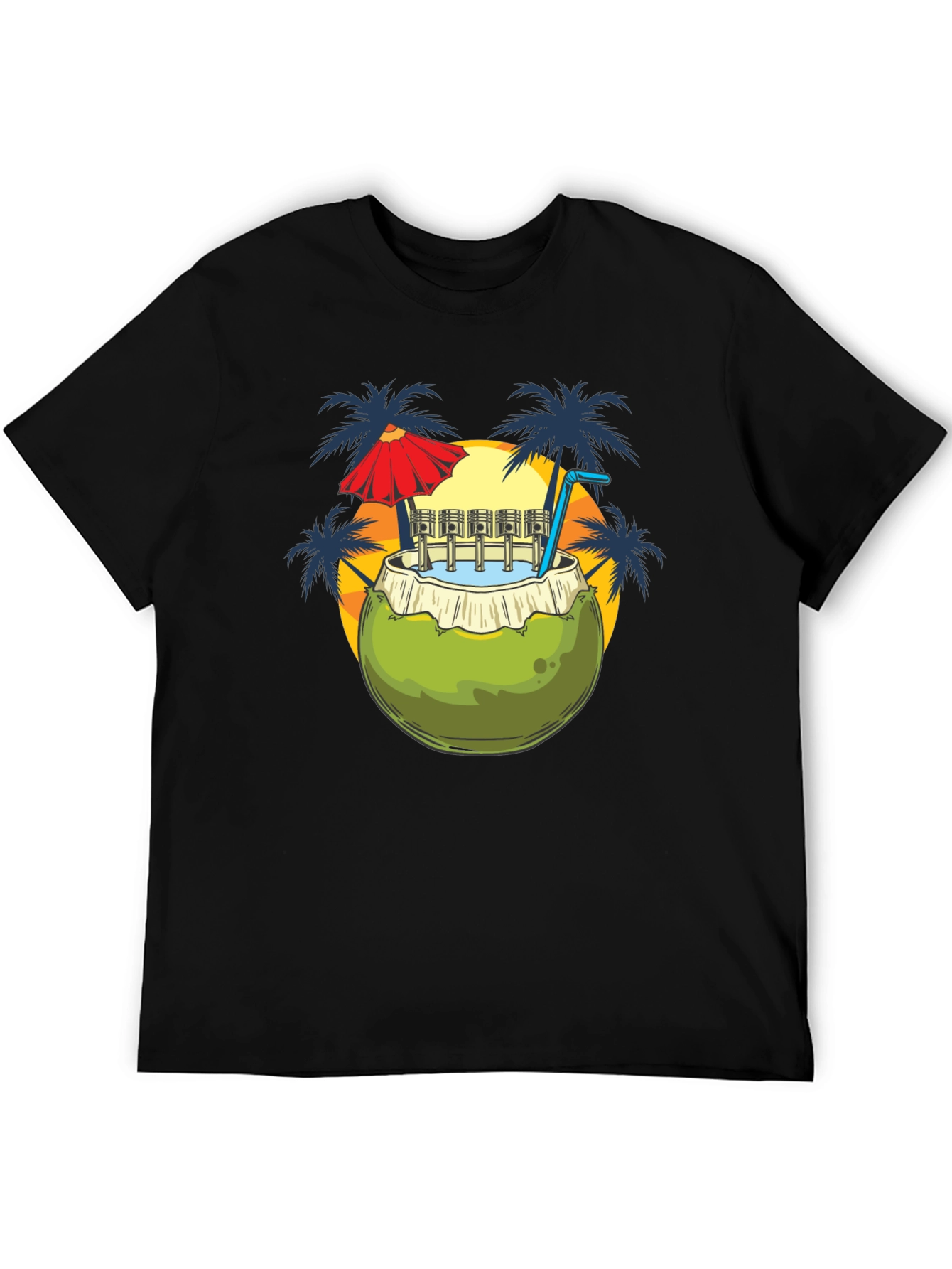 Coconut Drink T-Shirt - Island Style