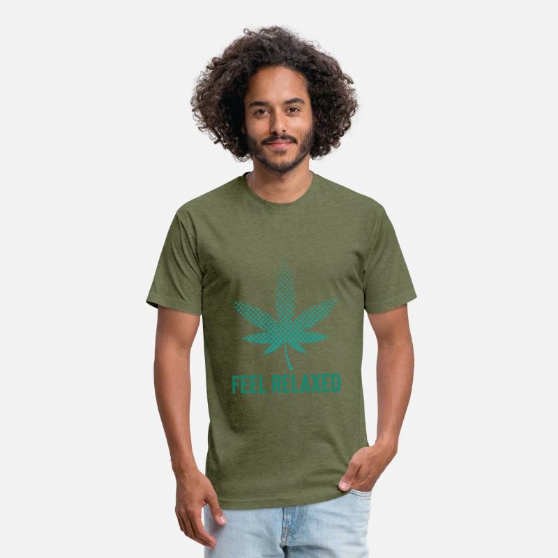 T-shirt Featuring Cannabis Design