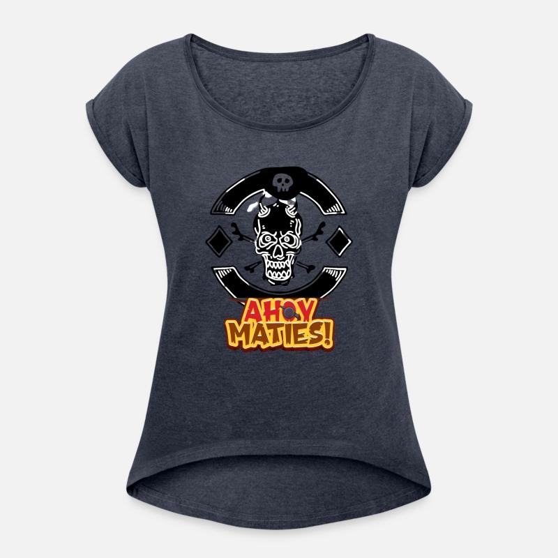 T-shirt skull with cross bones logo design