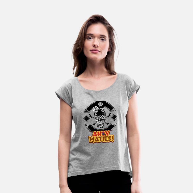 T-shirt skull with cross bones logo design