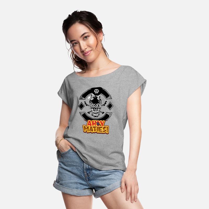 T-shirt skull with cross bones logo design