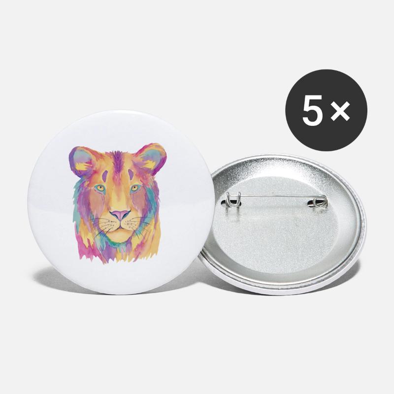 T-shirt Splatter Art Lion Head