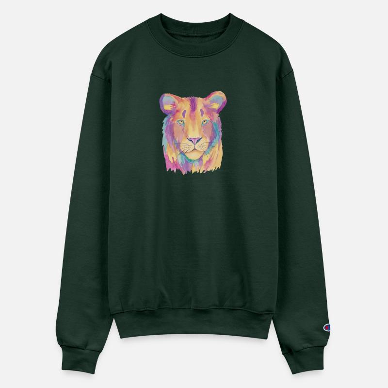 T-shirt Splatter Art Lion Head