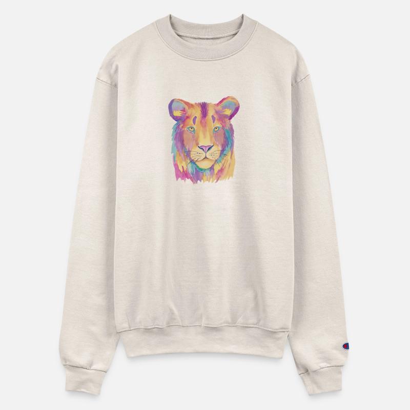 T-shirt Splatter Art Lion Head