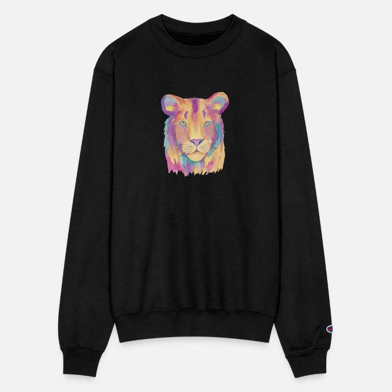 T-shirt Splatter Art Lion Head