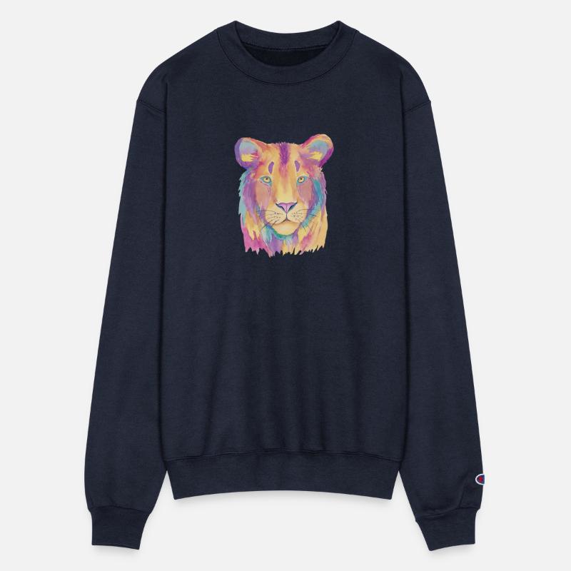 T-shirt Splatter Art Lion Head