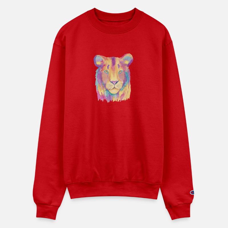 T-shirt Splatter Art Lion Head