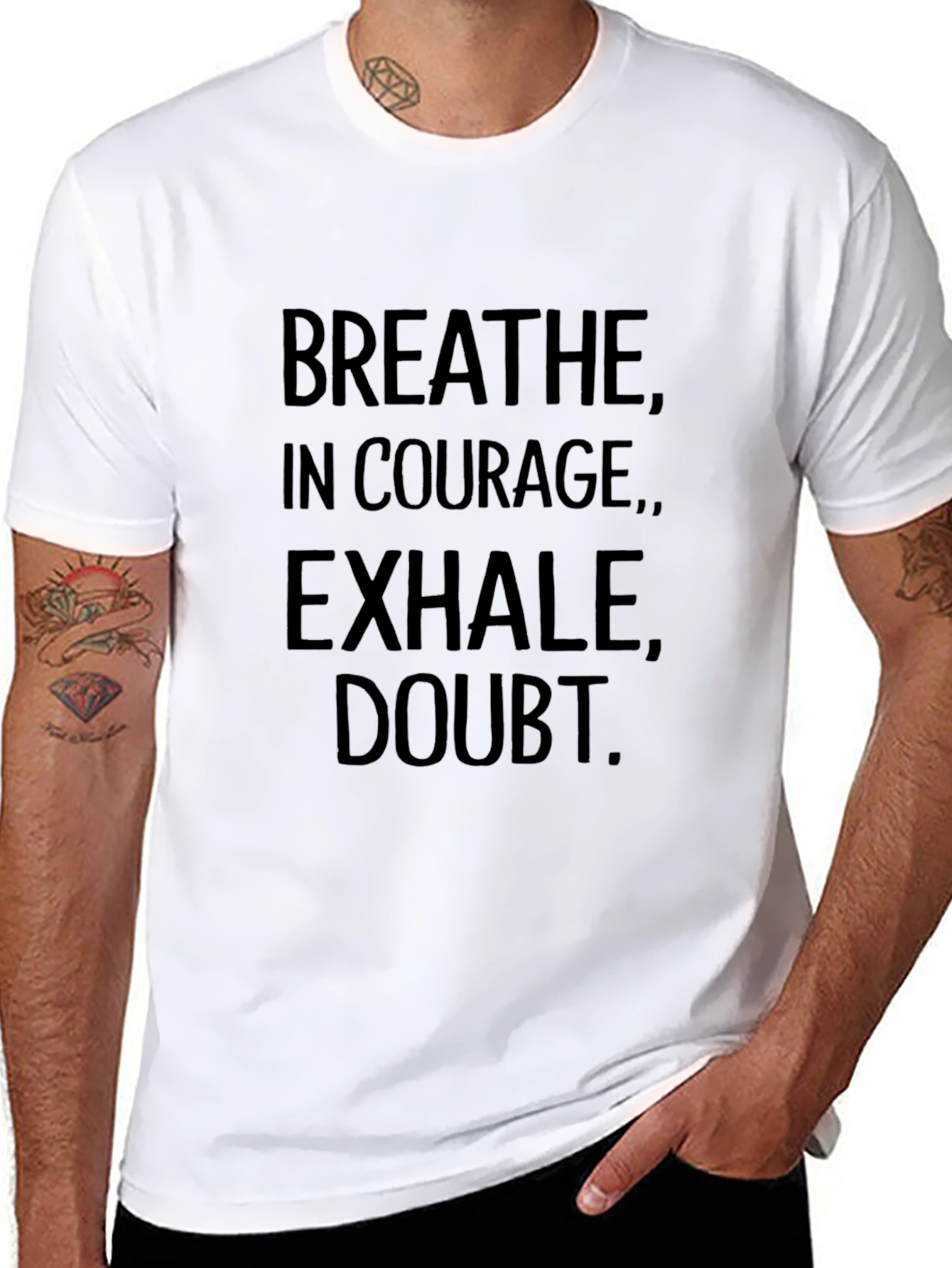 Breathe Courage Exhale Doubt T-Shirt