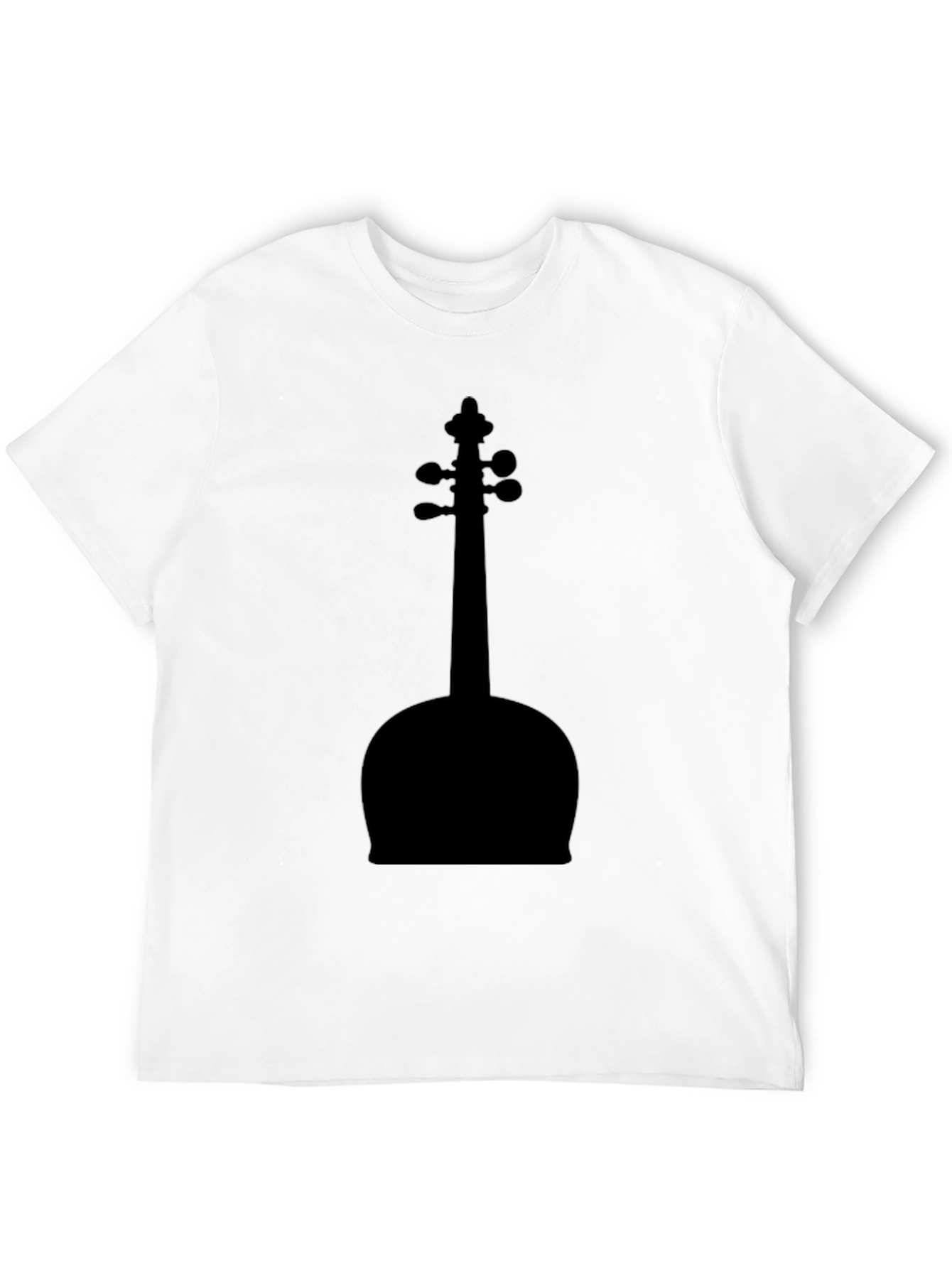 Violin Silhouette Black T-Shirt - Music Lover Tee