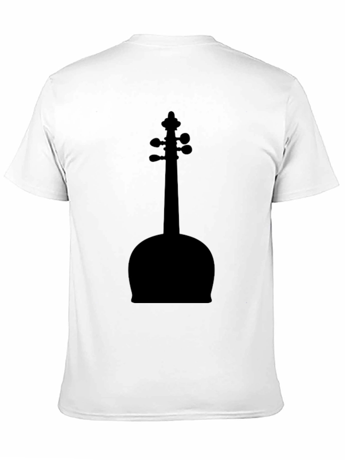 Violin Silhouette Black T-Shirt - Music Lover Tee