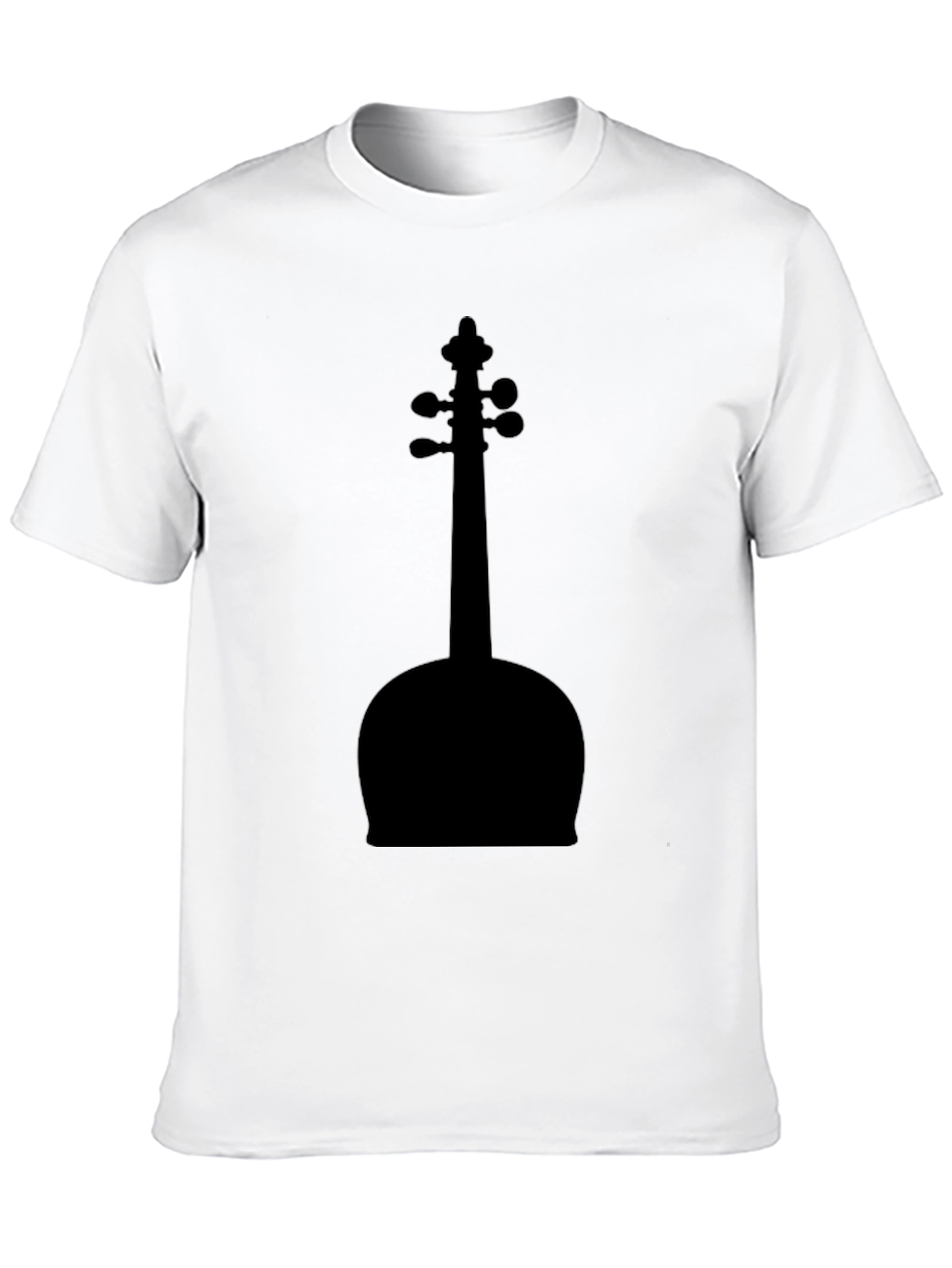Violin Silhouette Black T-Shirt - Music Lover Tee