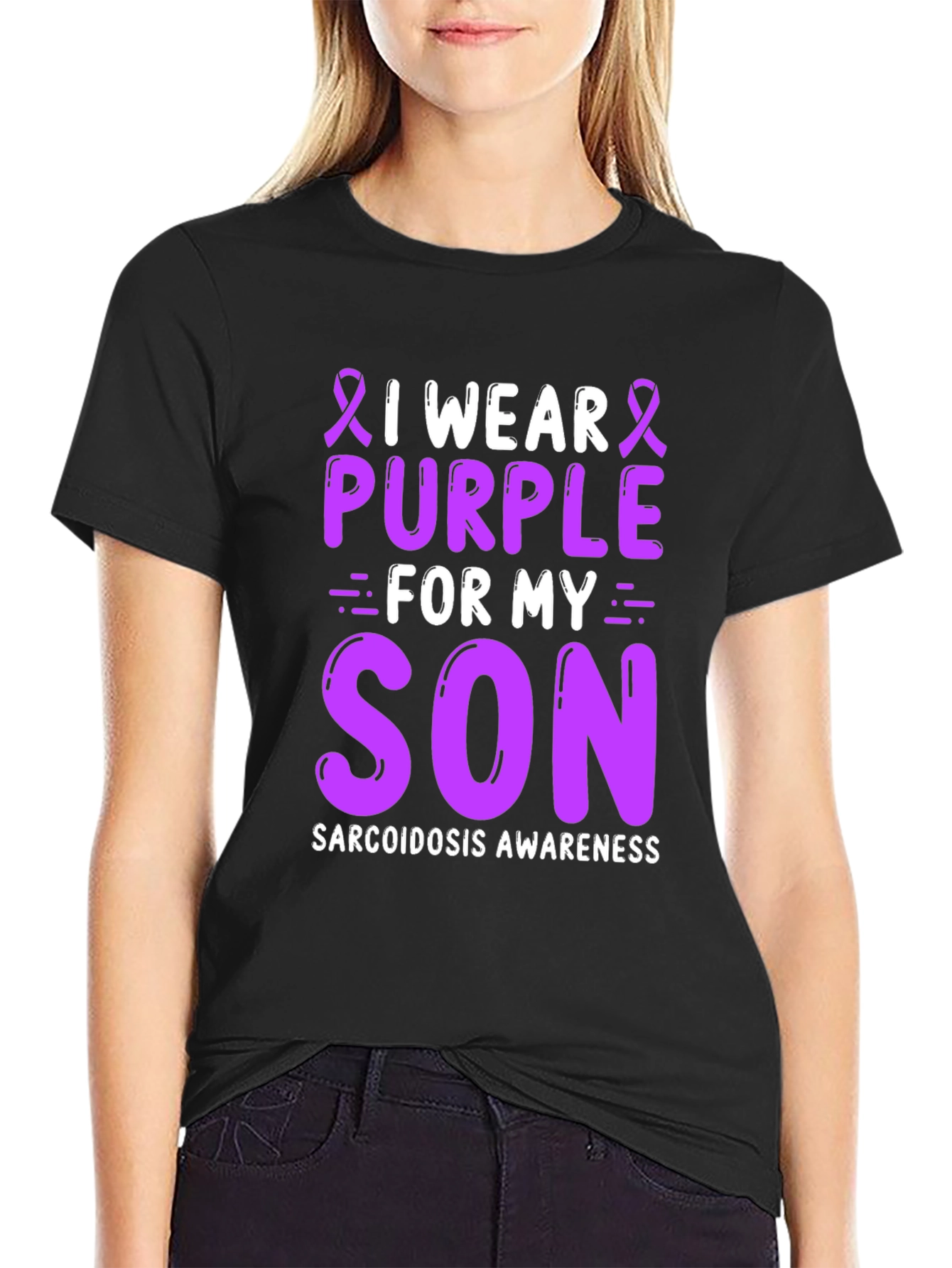 Purple Sarcoidosis Awareness T-Shirt