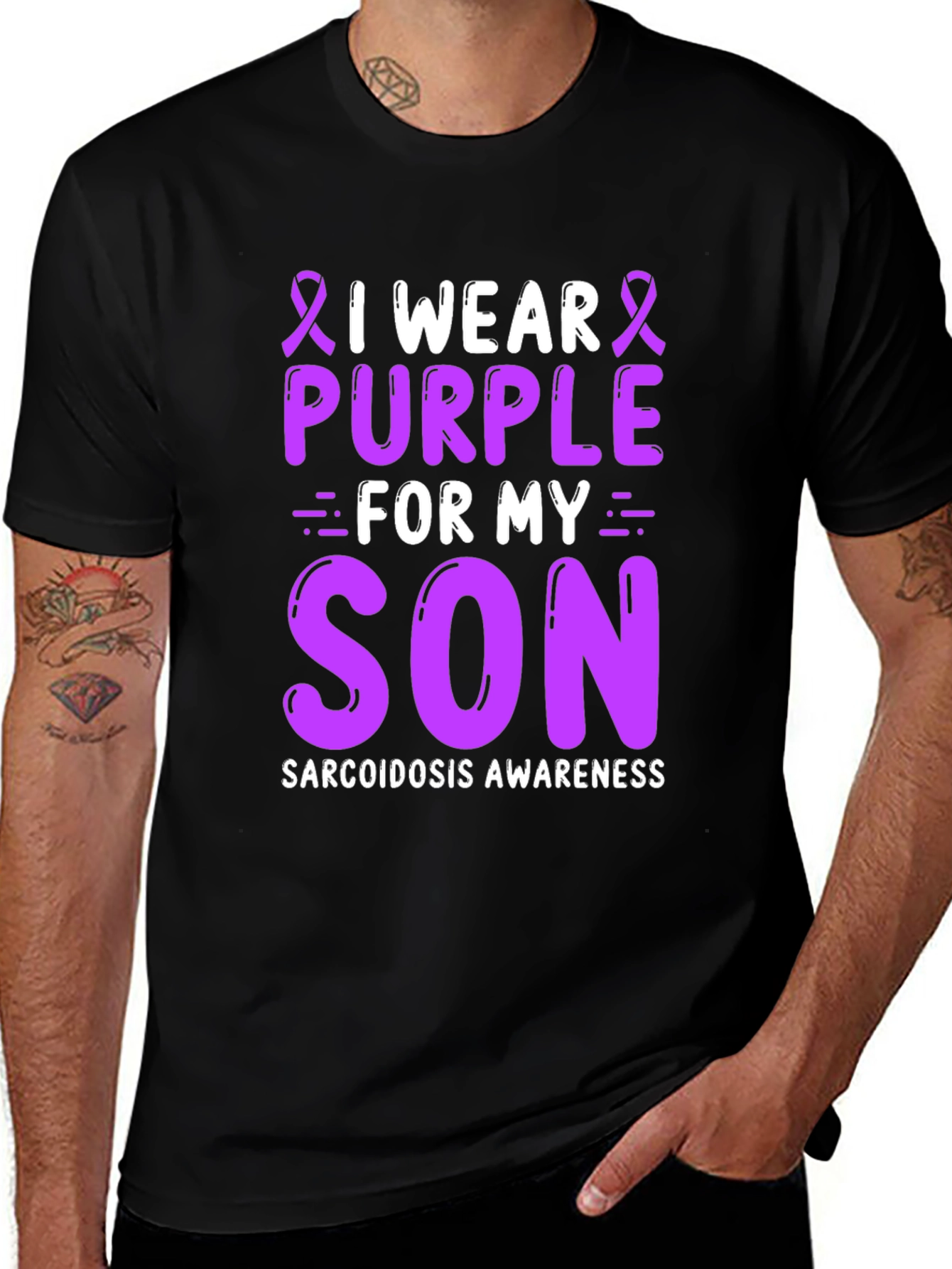 Purple Sarcoidosis Awareness T-Shirt