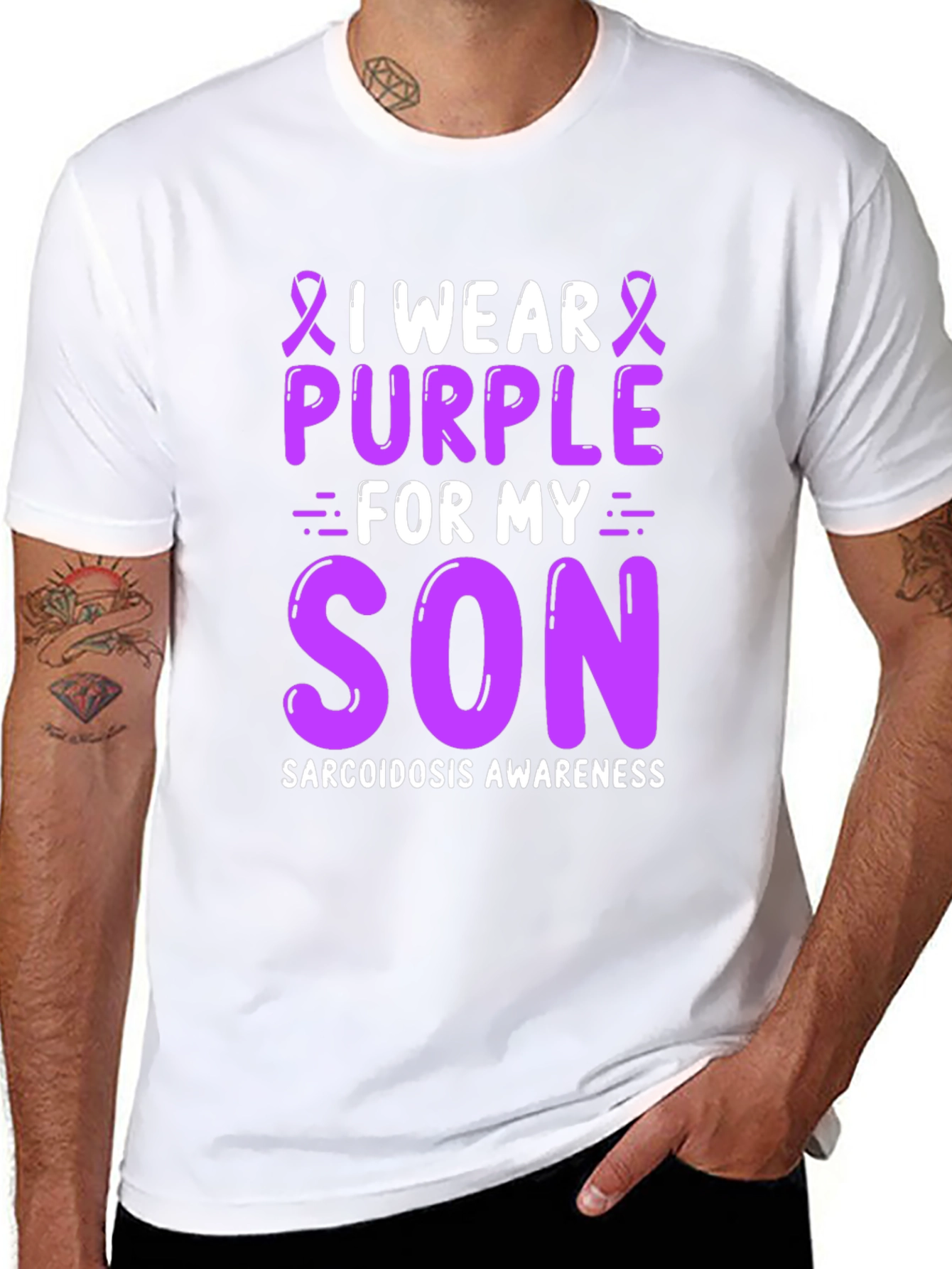 Purple Sarcoidosis Awareness T-Shirt