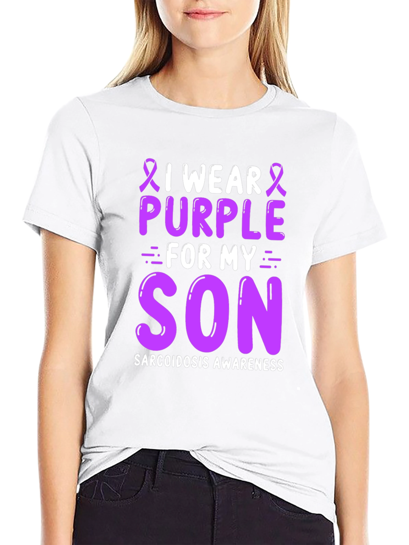 Purple Sarcoidosis Awareness T-Shirt