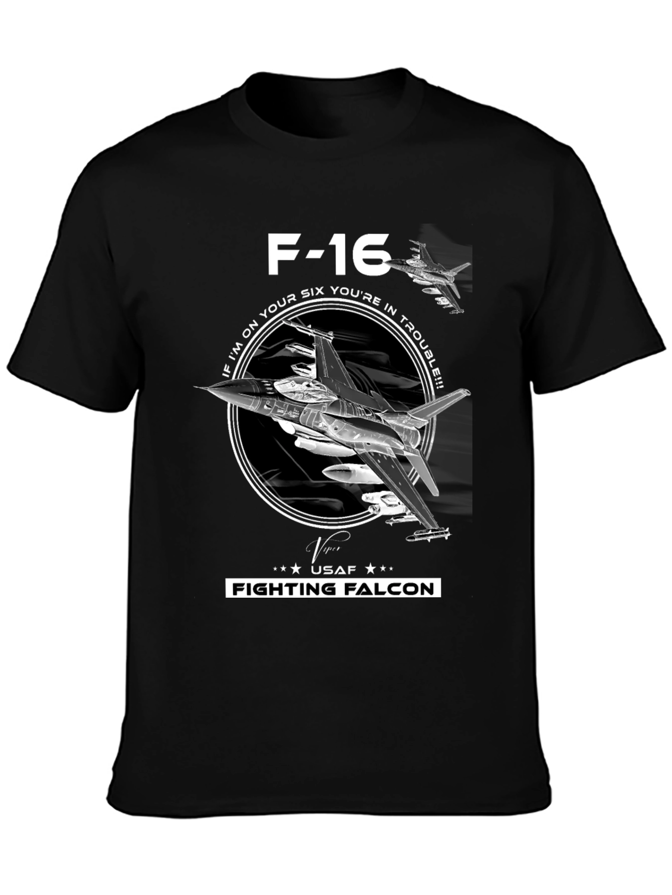 F-16 Fighting Falcon T-Shirt - USAF Pilot Tee