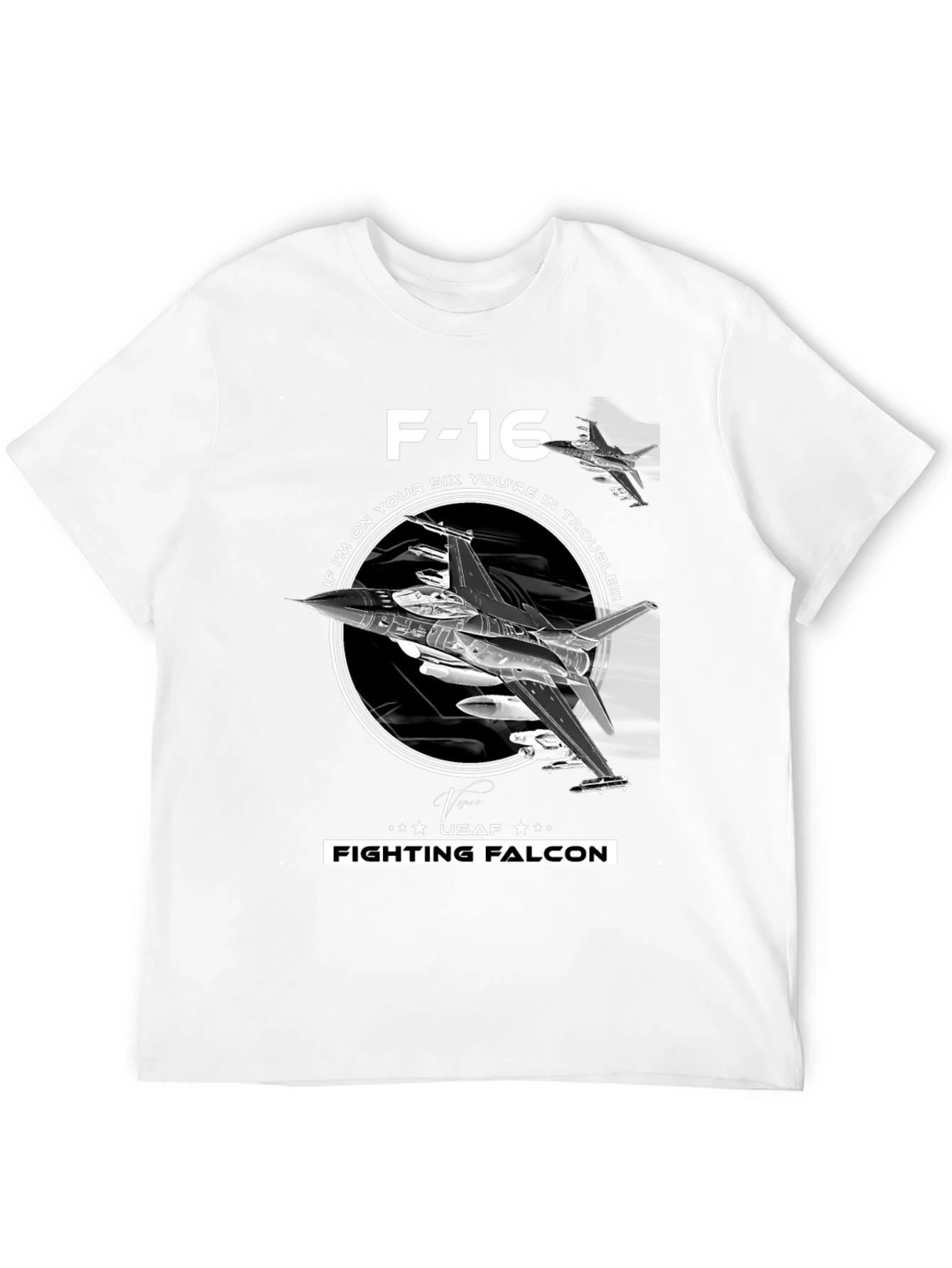 F-16 Fighting Falcon T-Shirt - USAF Pilot Tee