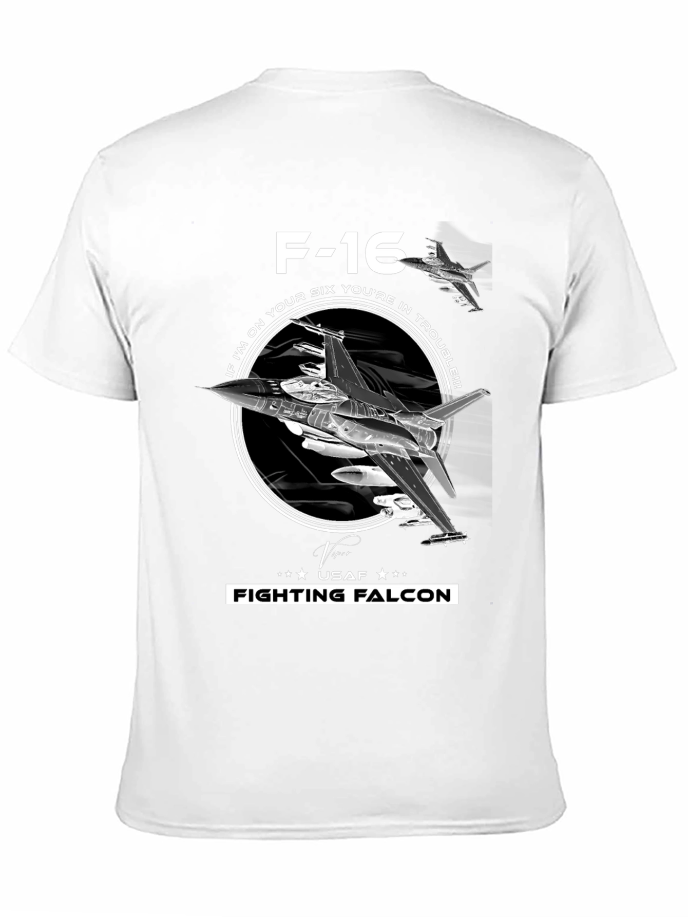 F-16 Fighting Falcon T-Shirt - USAF Pilot Tee