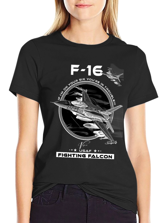 F-16 Fighting Falcon T-Shirt - USAF Pilot Tee