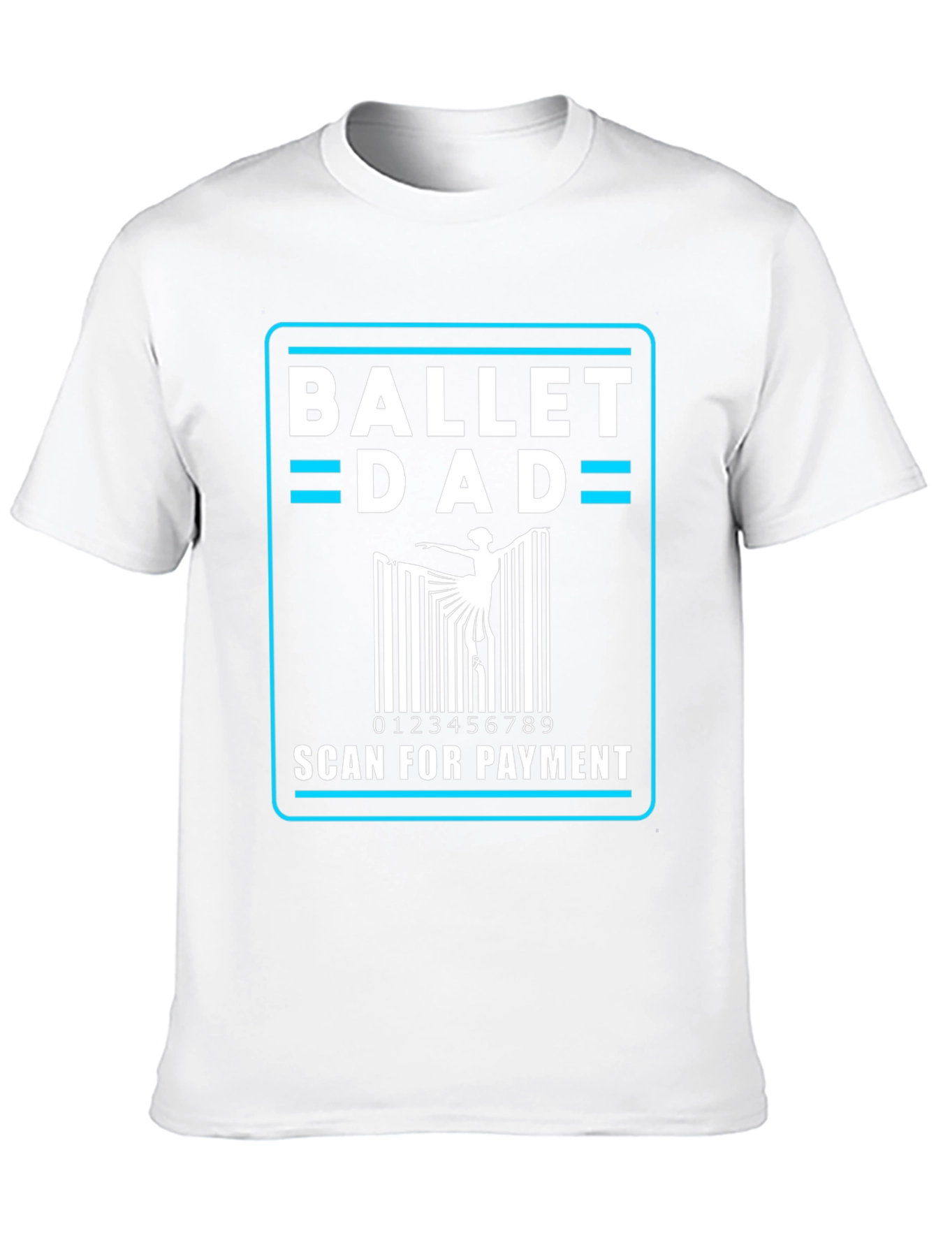 Ballet Dad Scan for Payment Black T-Shirt
