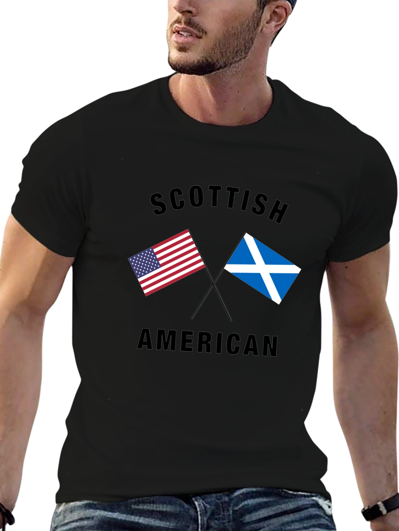 Scottish American Flag T-Shirt