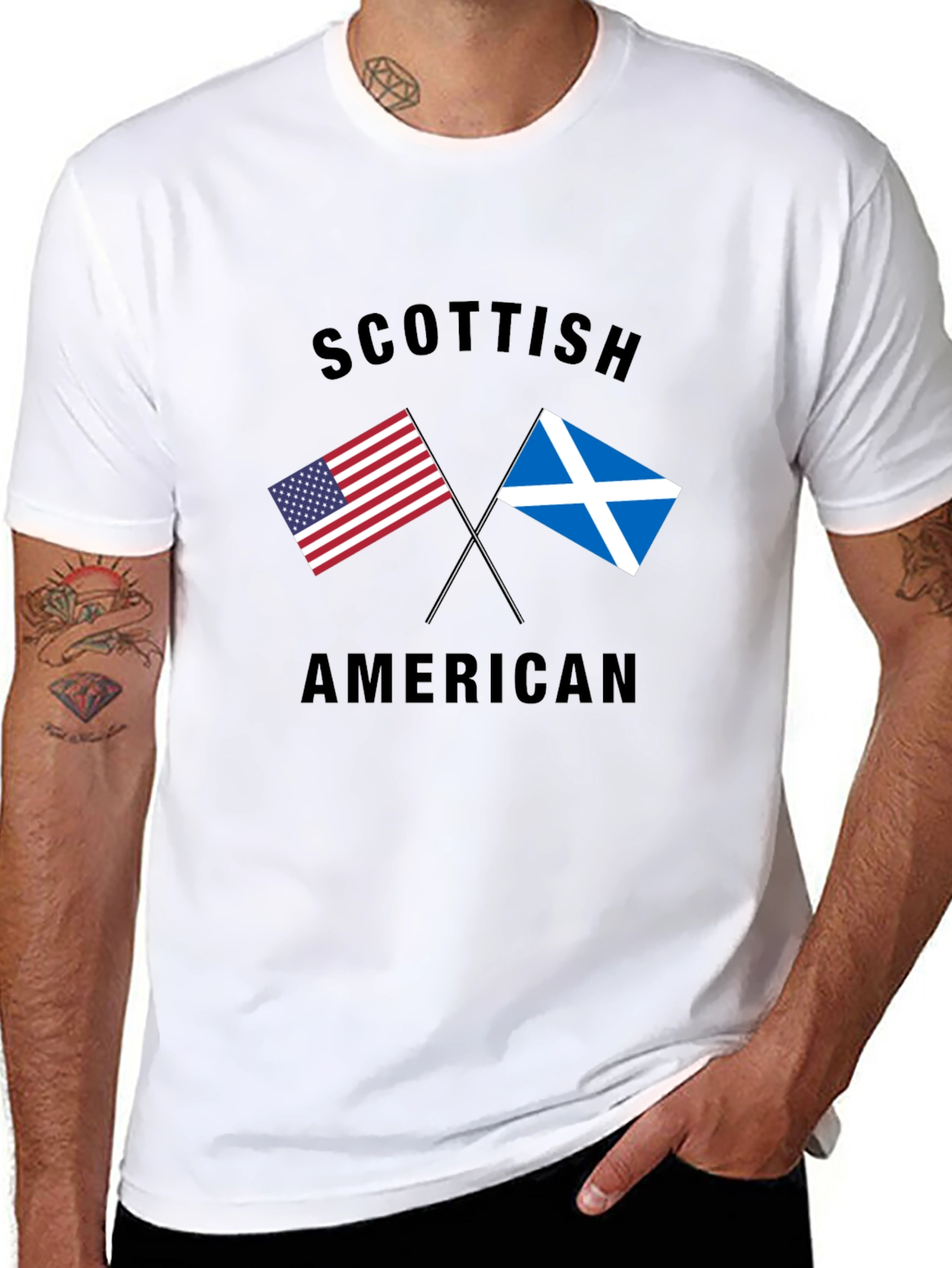 Scottish American Flag T-Shirt