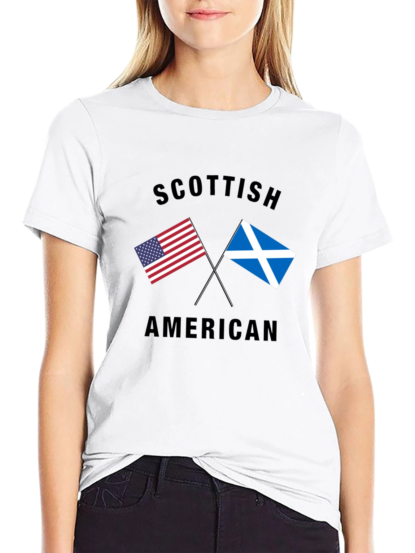 Scottish American Flag T-Shirt