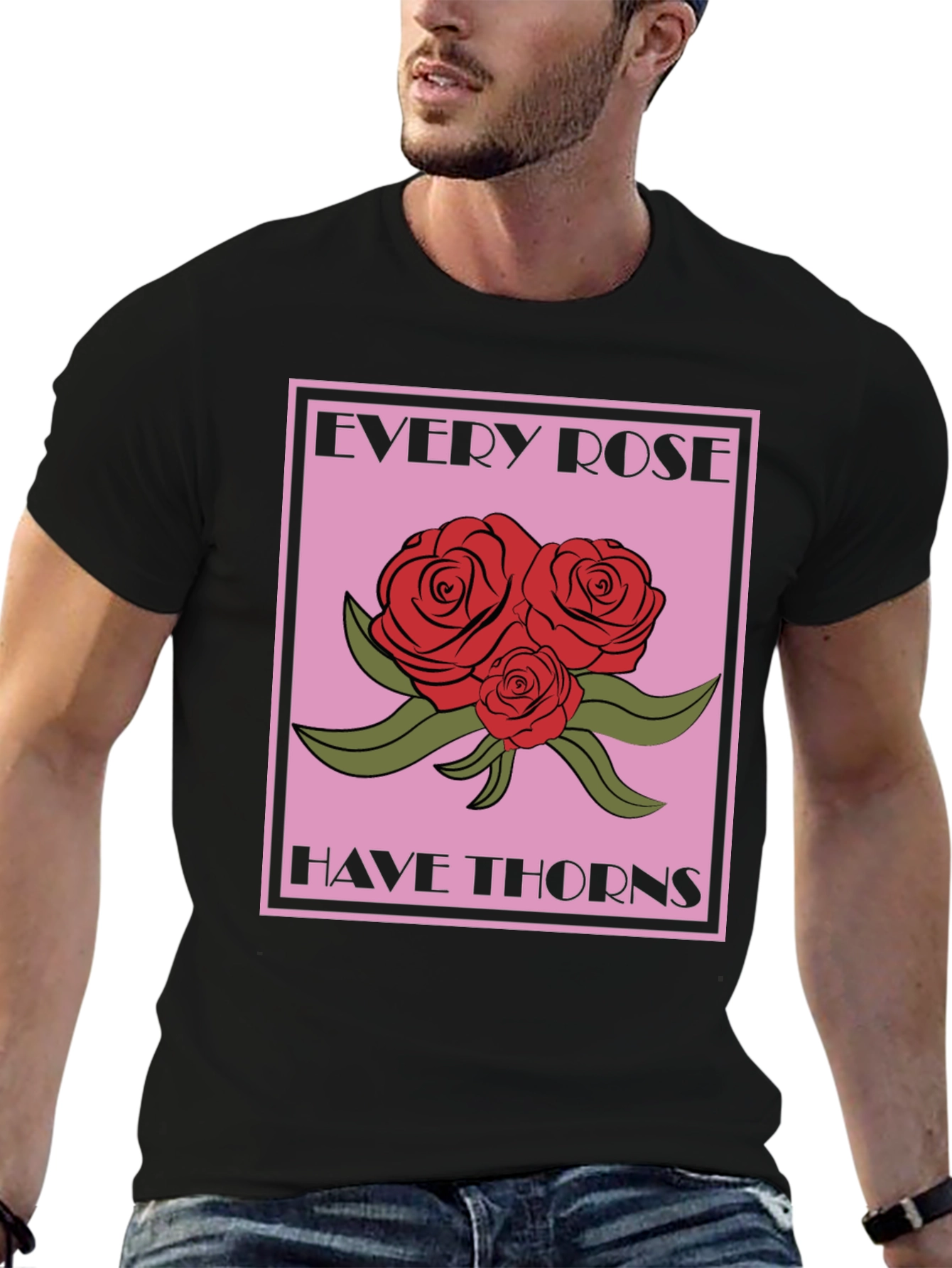 Every Rose Has Thorns Graphic Tee