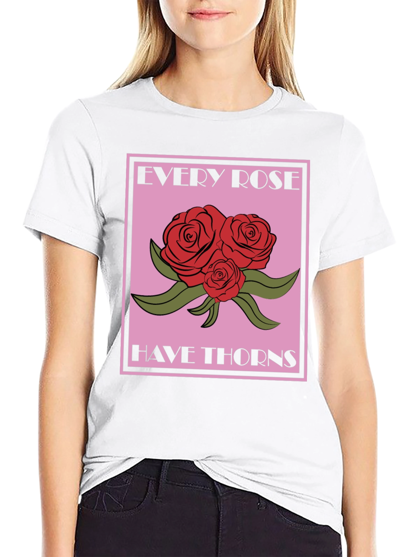Every Rose Has Thorns Graphic Tee