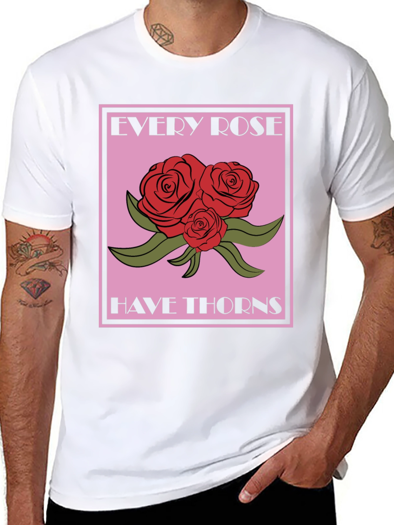 Every Rose Has Thorns Graphic Tee