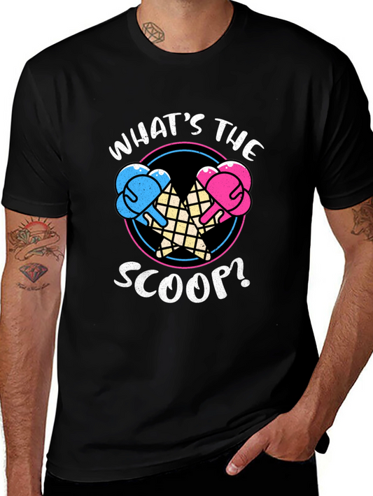 Whats the Scoop Gender Reveal T-Shirt