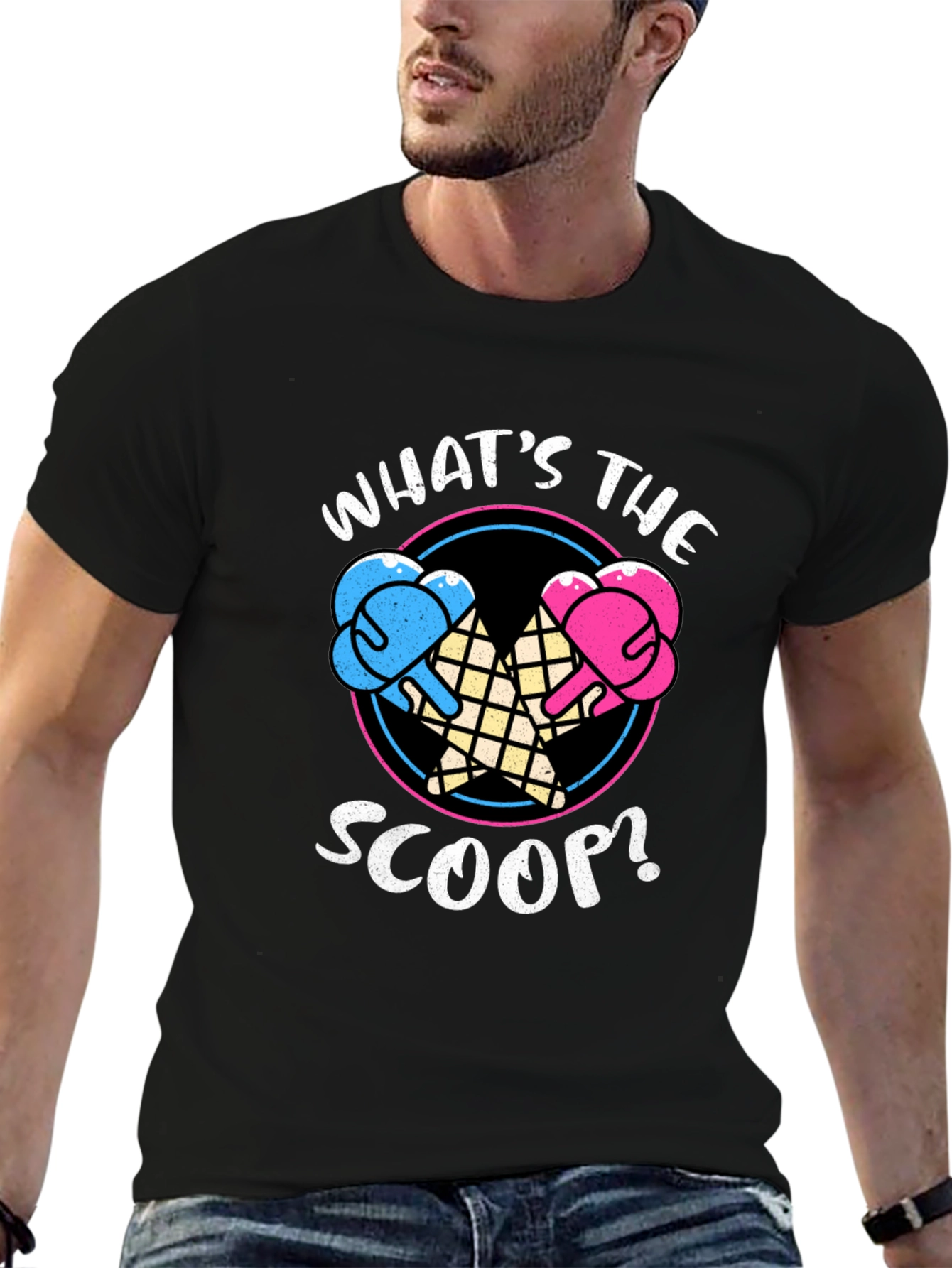 Whats the Scoop Gender Reveal T-Shirt
