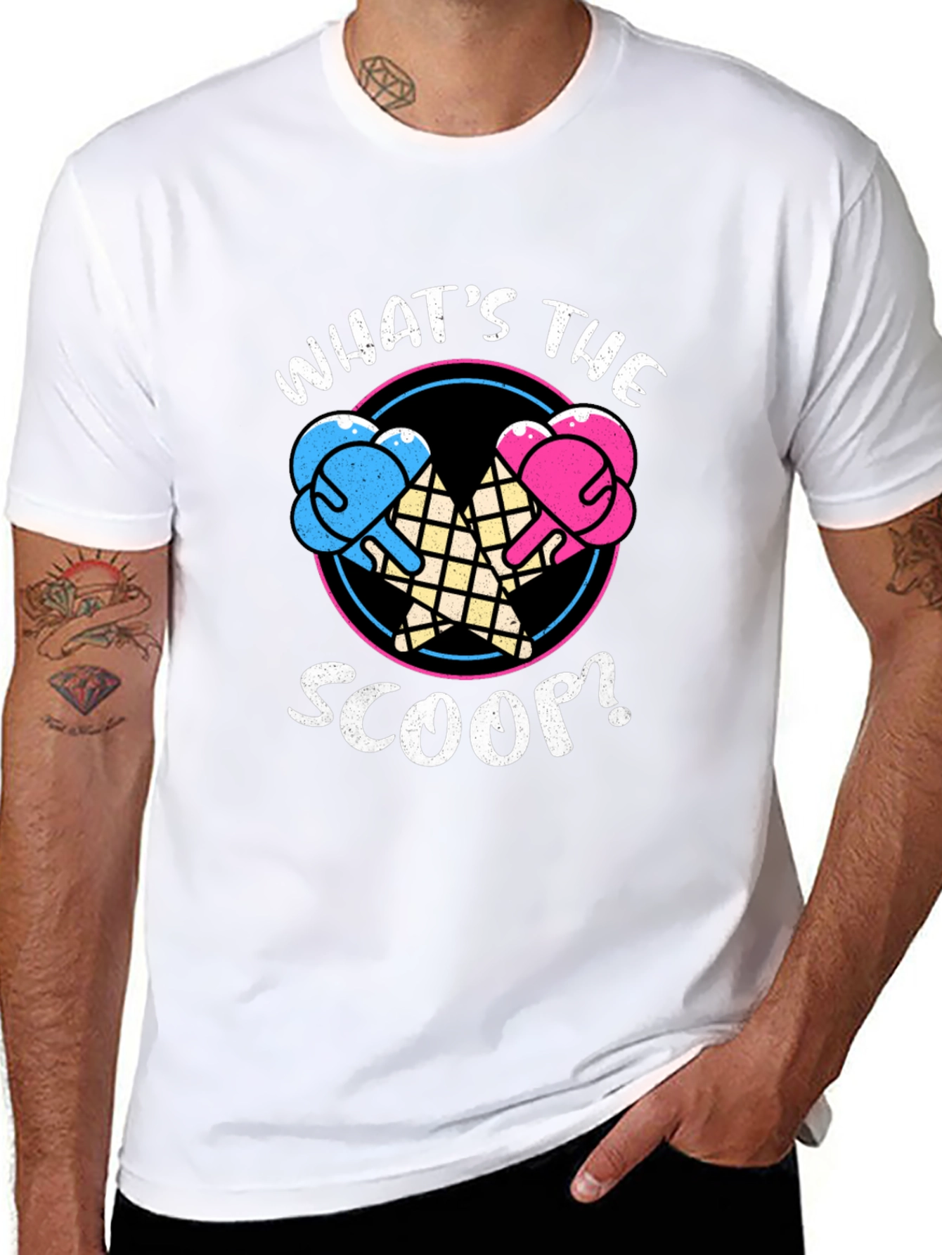 Whats the Scoop Gender Reveal T-Shirt