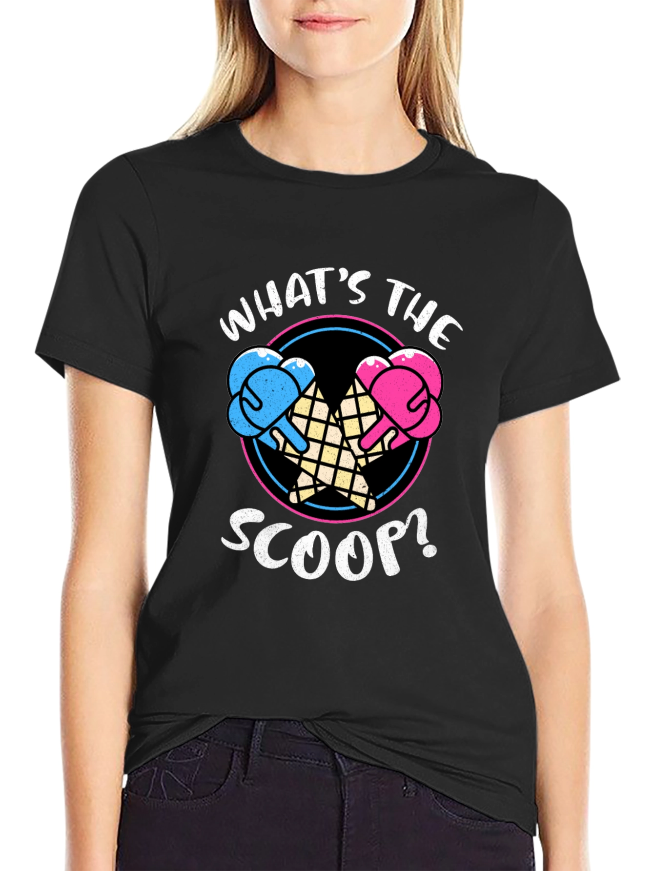 Whats the Scoop Gender Reveal T-Shirt