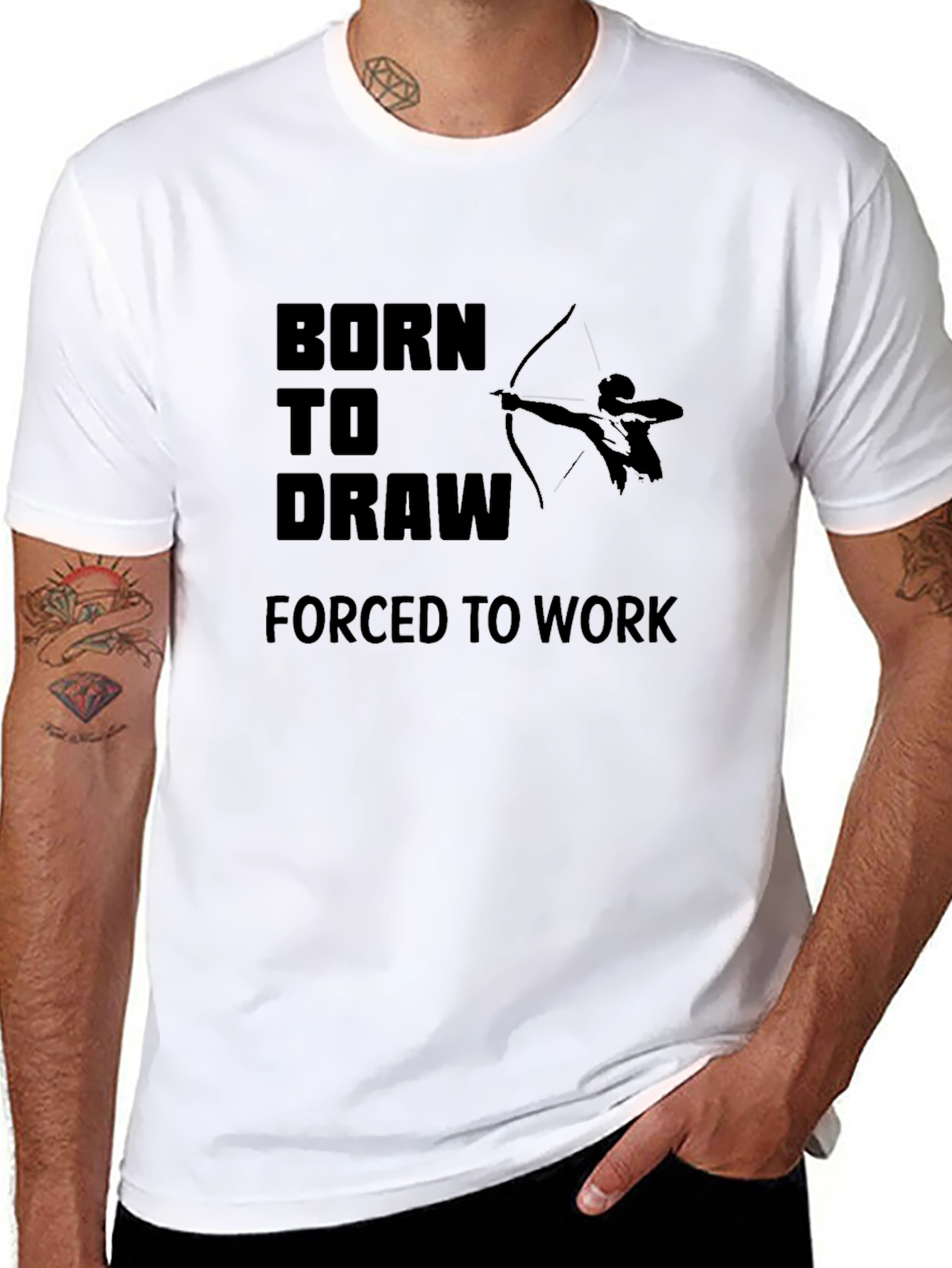 Born to Draw T-Shirt - Archer Graphic Tee