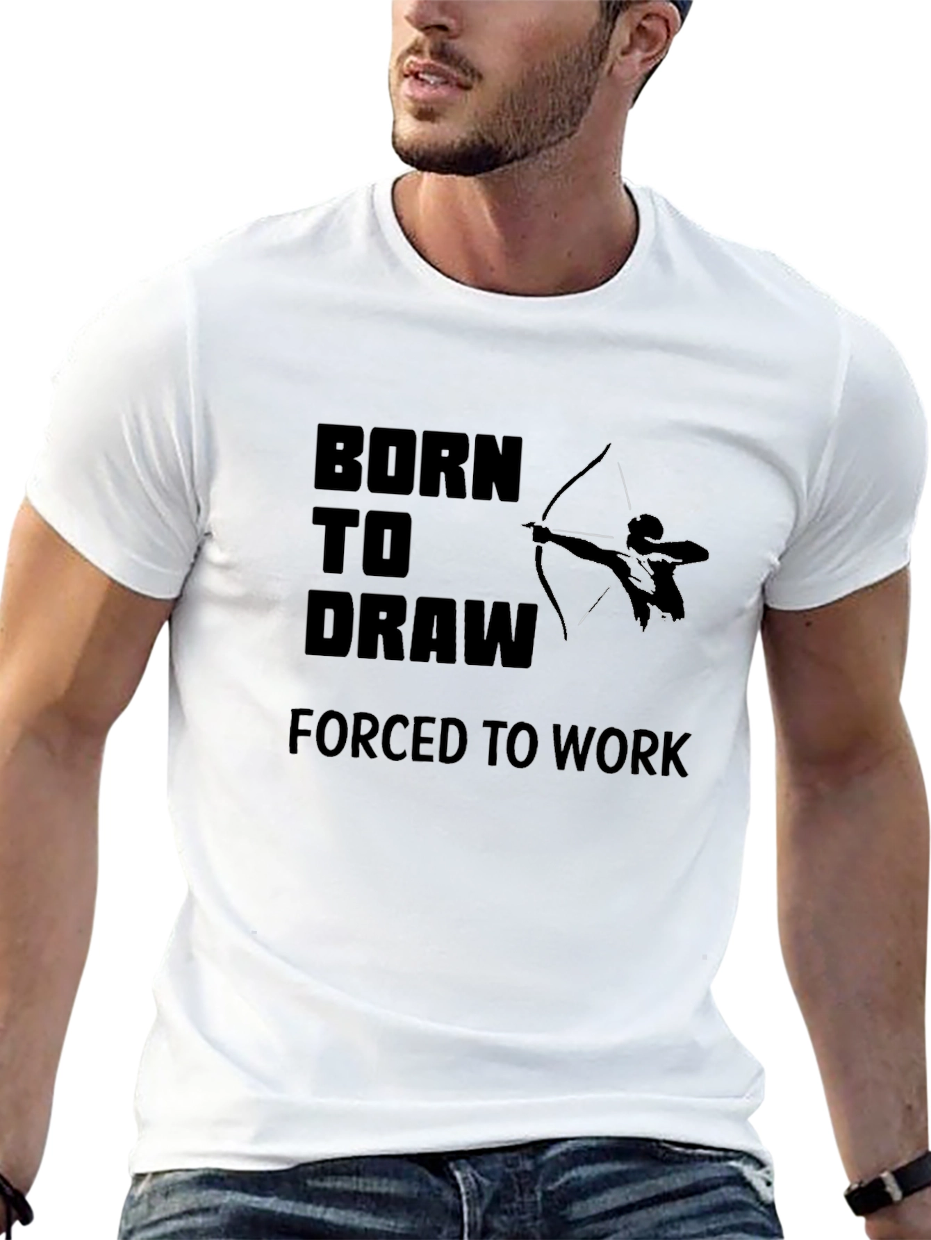 Born to Draw T-Shirt - Archer Graphic Tee