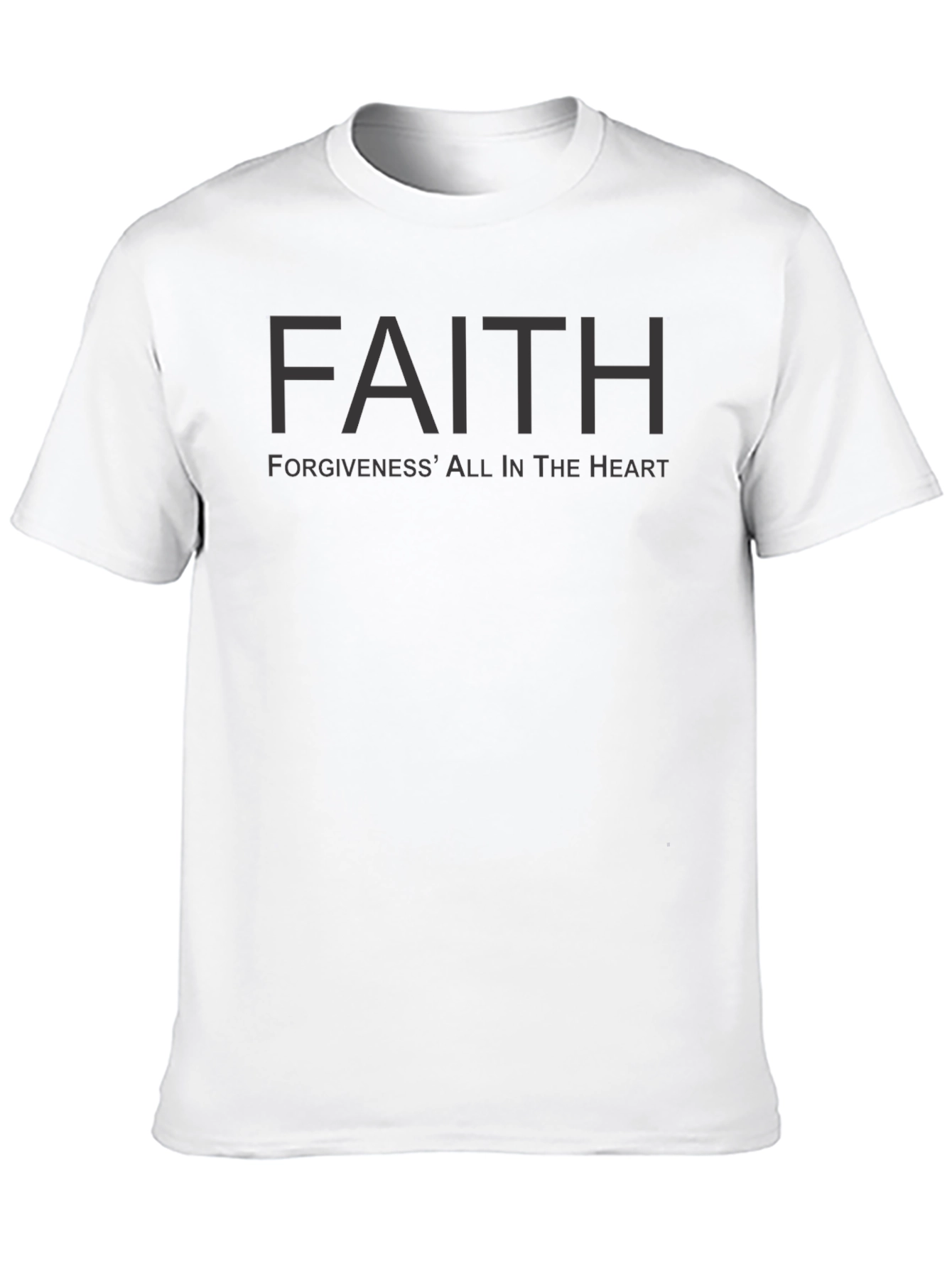Faith Forgiveness Graphic Print T-Shirt