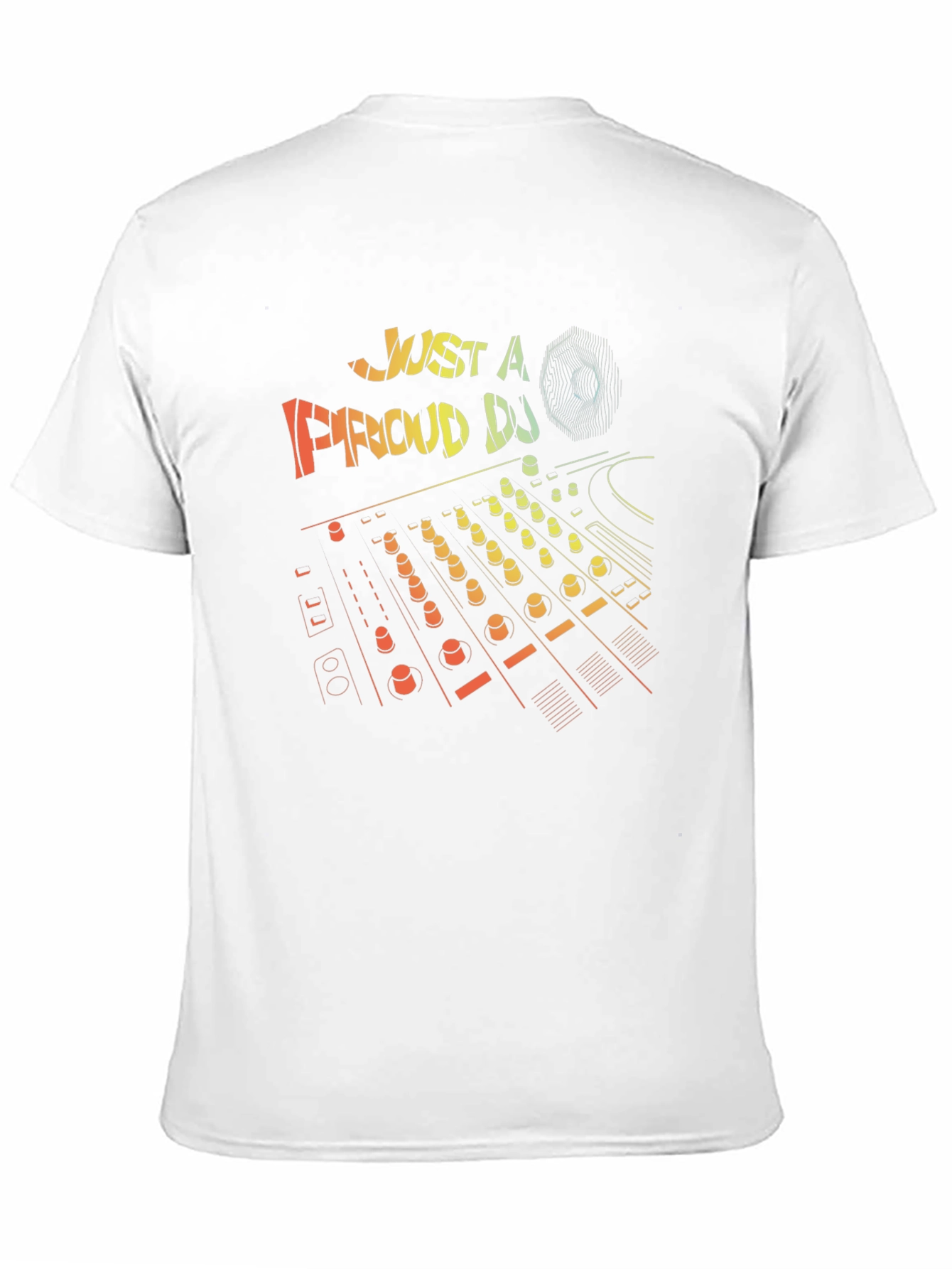 Proud DJ Black T-Shirt Graphic Tee