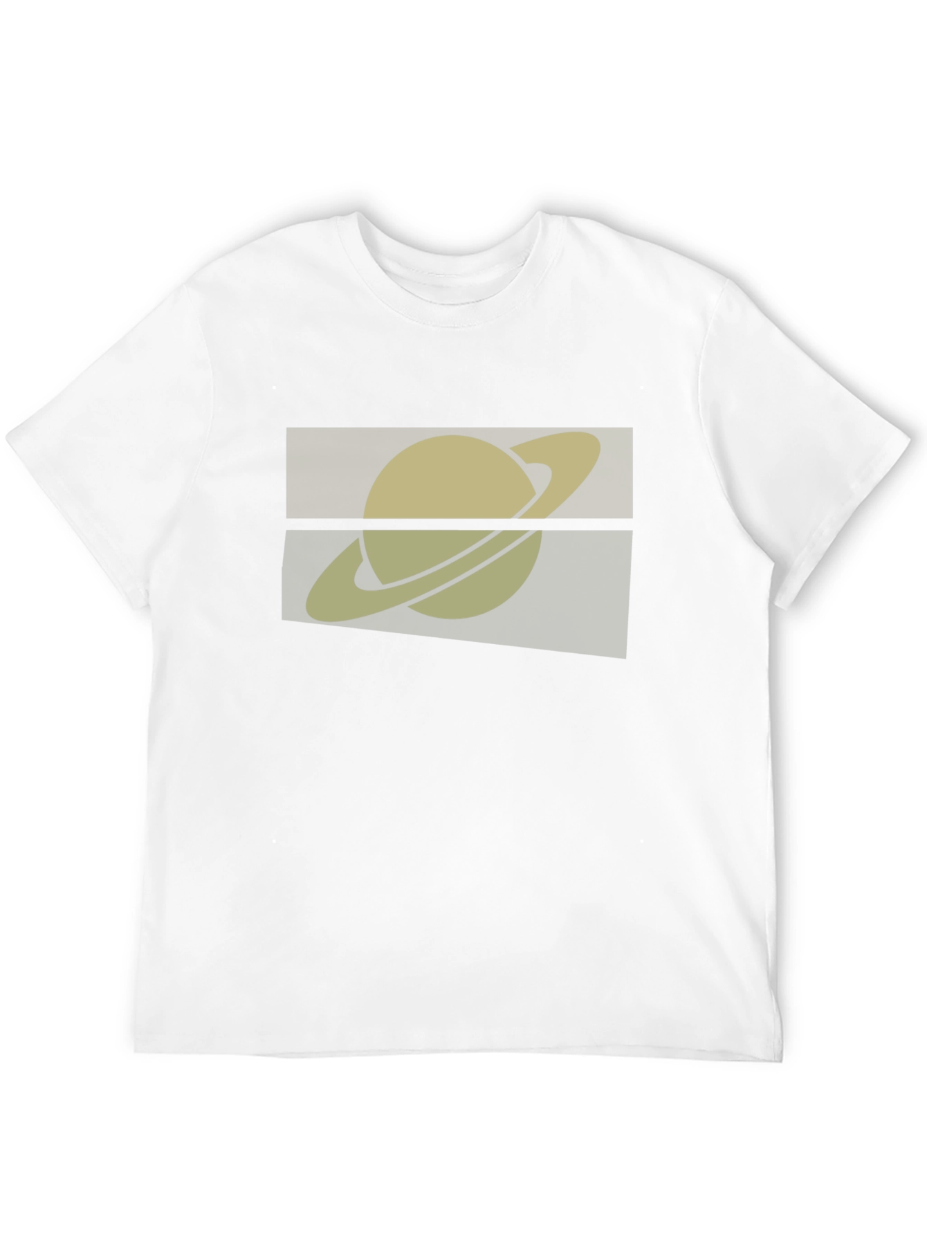 Saturn Graphic Tee - Black Casual Shirt