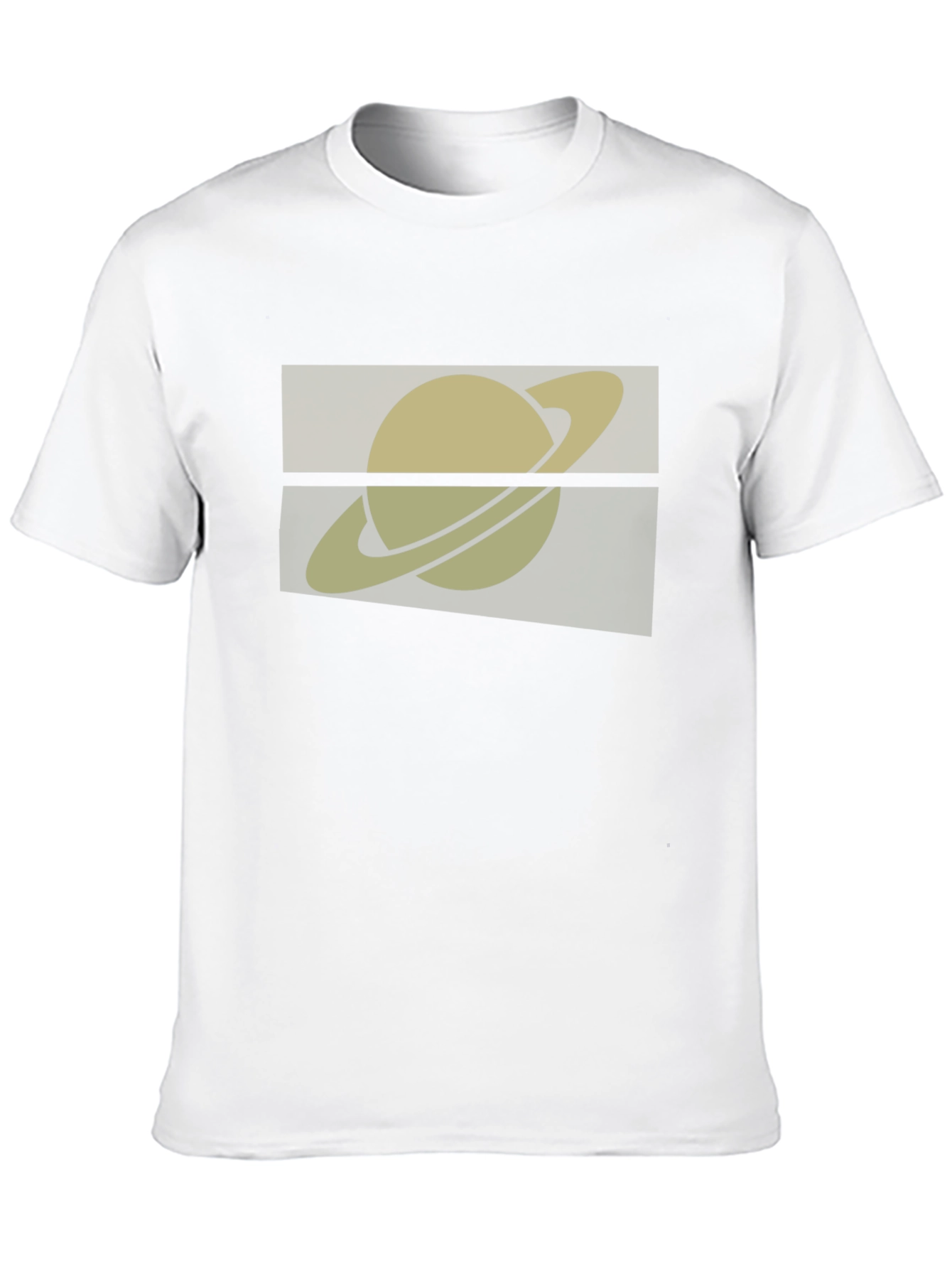 Saturn Graphic Tee - Black Casual Shirt