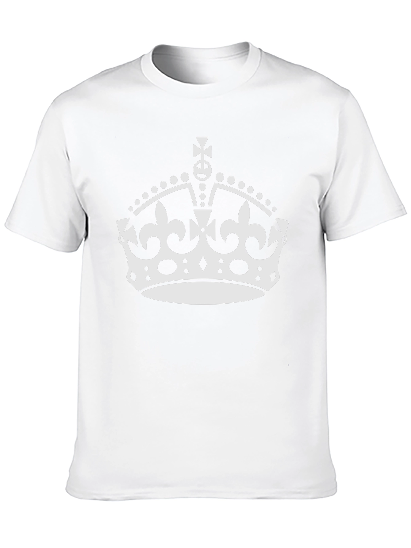 Keep Calm Crown Graphic T-Shirt - Black