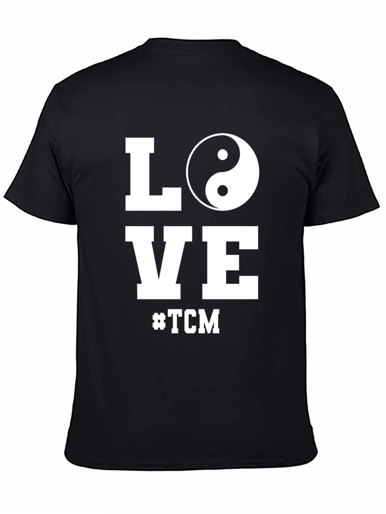 Love TCM Yin Yang Black T-Shirt