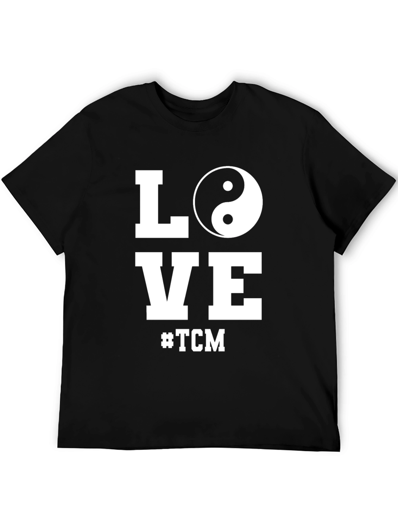 Love TCM Yin Yang Black T-Shirt