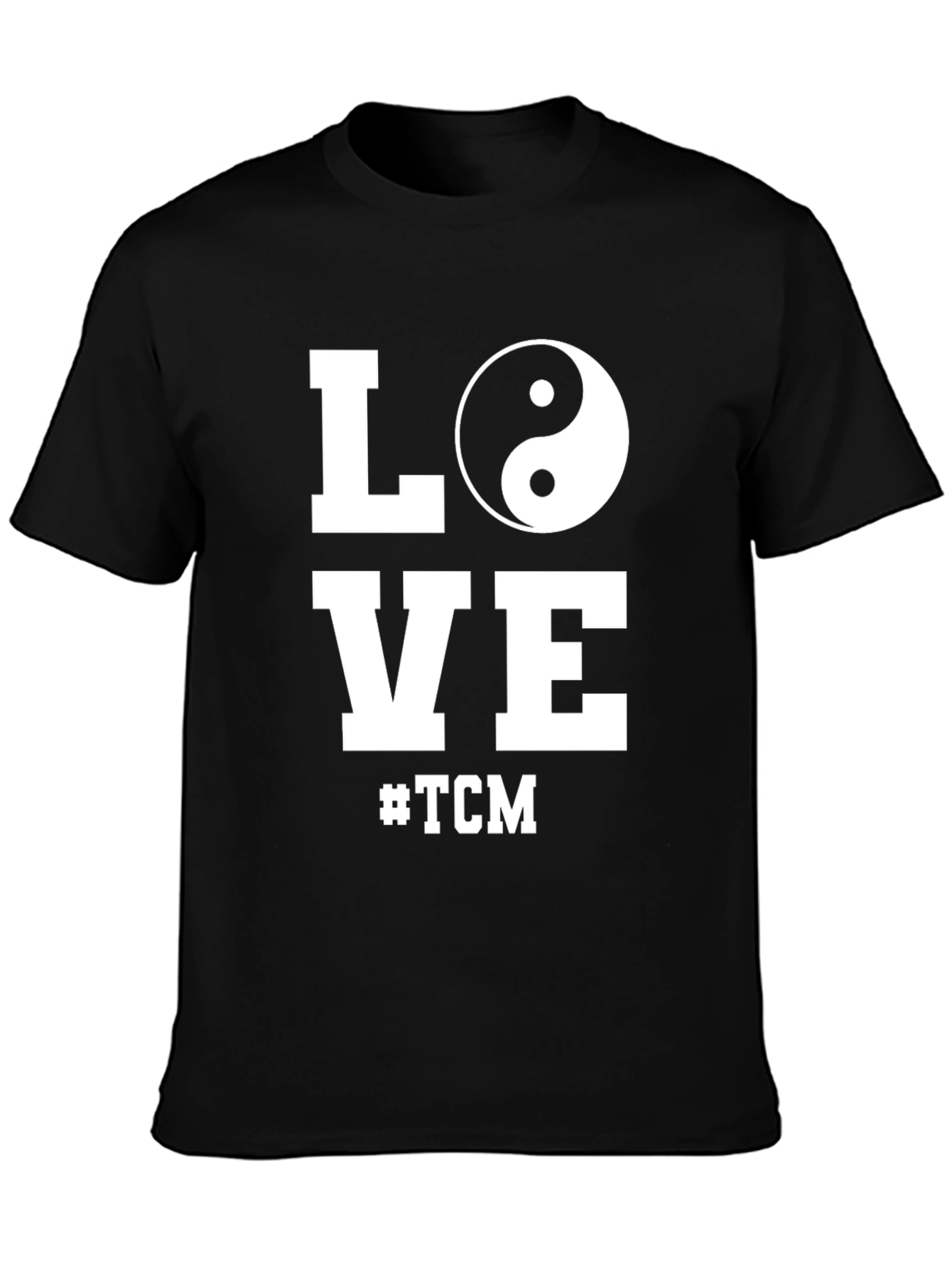 Love TCM Yin Yang Black T-Shirt