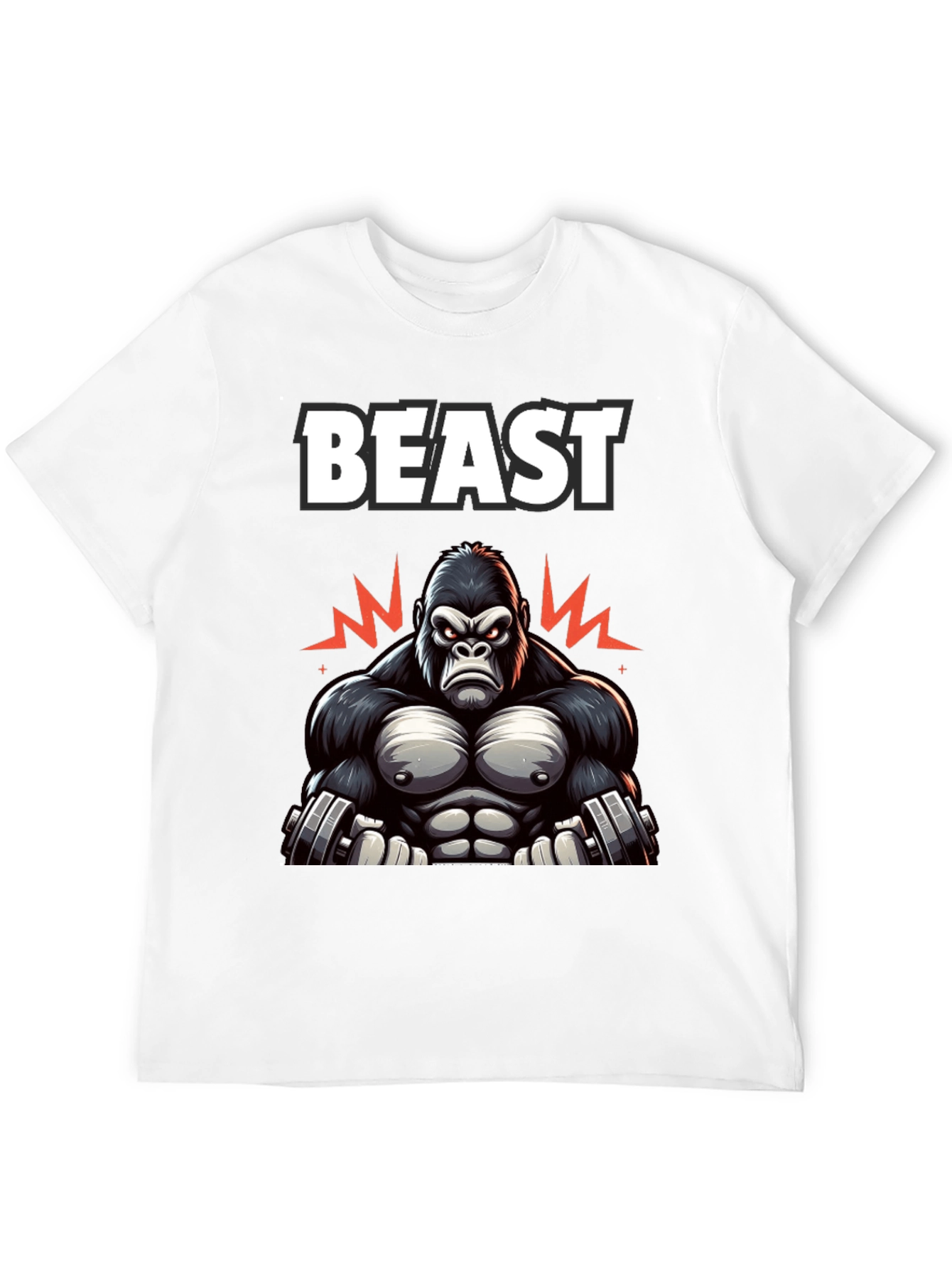 Beast Mode Gorilla Graphic T-Shirt