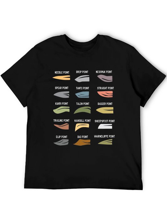 Knife Blade Types T-Shirt